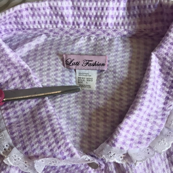 Lati Fashion duster nightgown sz L - Picture 4 of 6